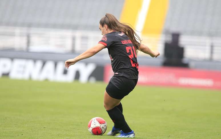 Karol Bermudez, jogadora das Bragantinas. 