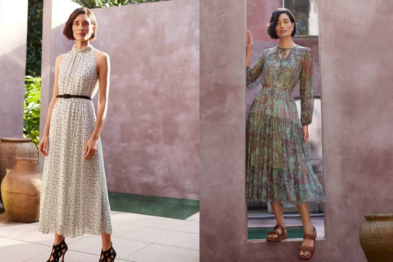 Para eventos diurnos, escolha vestidos com amarra&ccedil;&atilde;o e tecidos de tricoline 