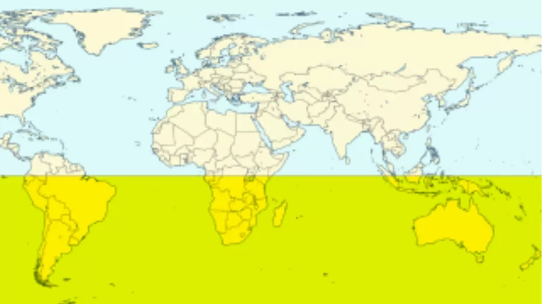  Imagem de estudo mostra região impactada pelo fenômeno que os especialistas denominam como "novo El Niño"