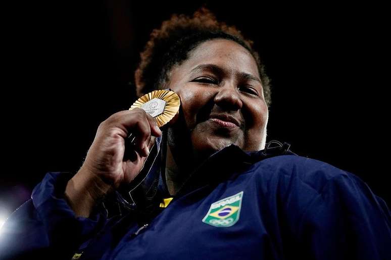 Beatriz Souza, medalha de ouro nos Jogos Olímpicos de Paris