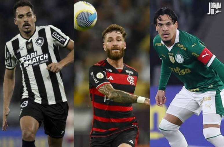 Fotos: Vitor Silva/Botafogo; Marcelo Cortes/Flamengo e Cesar Greco/Palmeiras