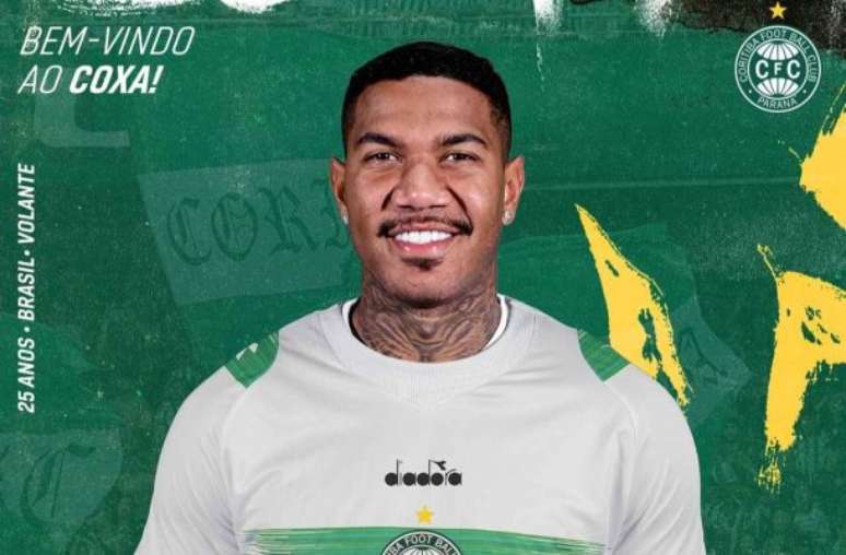 Ex-Vasco, Zé Gabriel é anunciado pelo Coritiba –