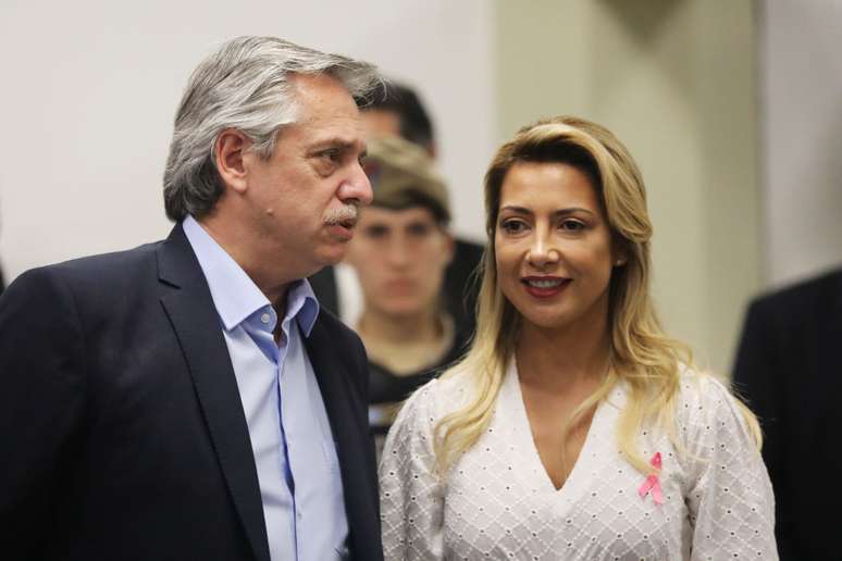 Fabiola Yañez e Alberto Fernández 