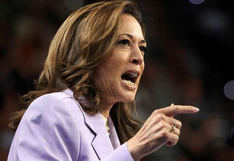 Kamala Harris em Las Vegas
 10/8/2024   REUTERS/Kevin Mohatt