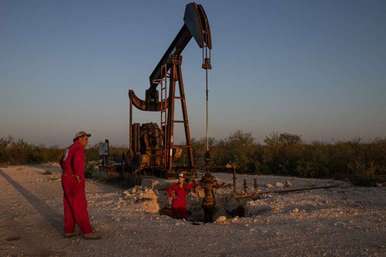 Bomba de extração em Ward County, Texas, EUA
06/08/2024
REUTERS/Adrees Latif