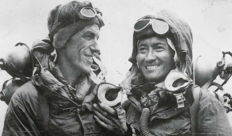 Edmund Hillary e Tenzing Norgay 