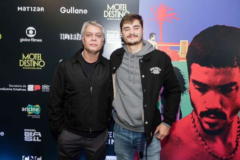 Fabio Assun&ccedil;&atilde;o e filho mais velho, Jo&atilde;o Assun&ccedil;&atilde;o