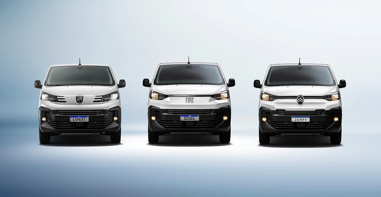 Citroën Jumpy 2025, Fiat Scudo 2025 e Peugeot Expert 2025: novos furgões da Stellantis