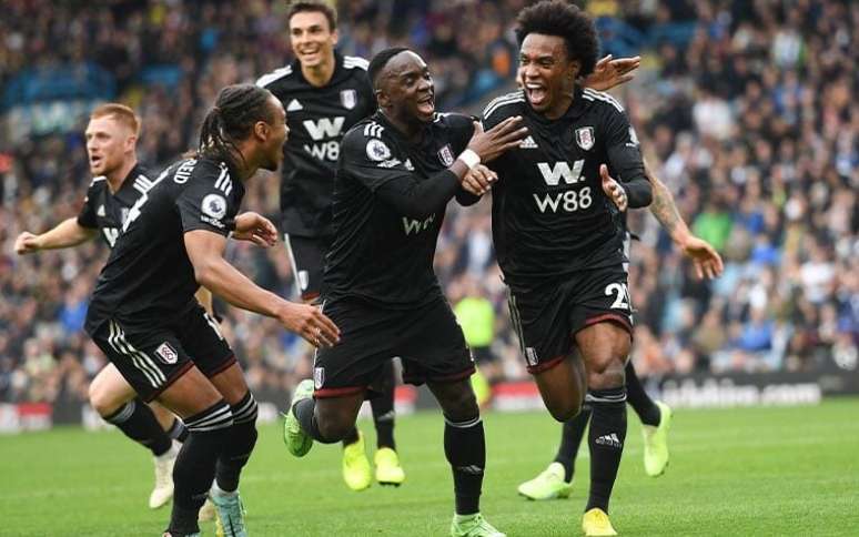 Willian em ação pelo Fulham na Premier League