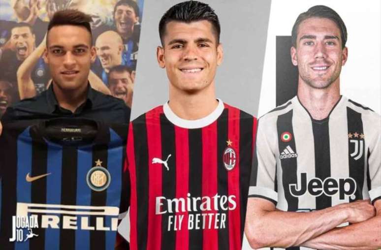 Inter de Milão, Milan e Juventus somam 75 títulos do Italiano