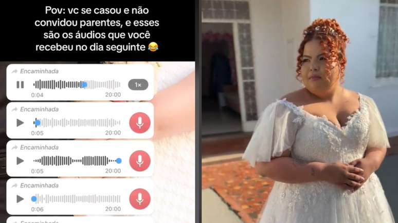 Jovem de Goiânia viraliza após se casar sem chamar parentes e receber áudios desaforados - Portal 6