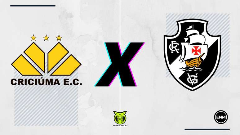 Criciúma x Vasco - 23ª rodada do Campeonato Brasileiro 