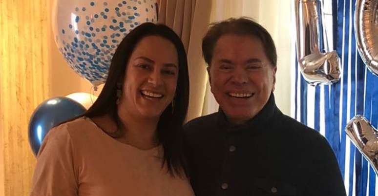 Silvia Abravanel e Silvio Santos