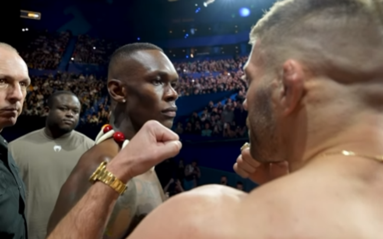 Dricus Du Plessis x Israel Adesanya se enfrentam pelo cinturão na categoria dos pesos médios