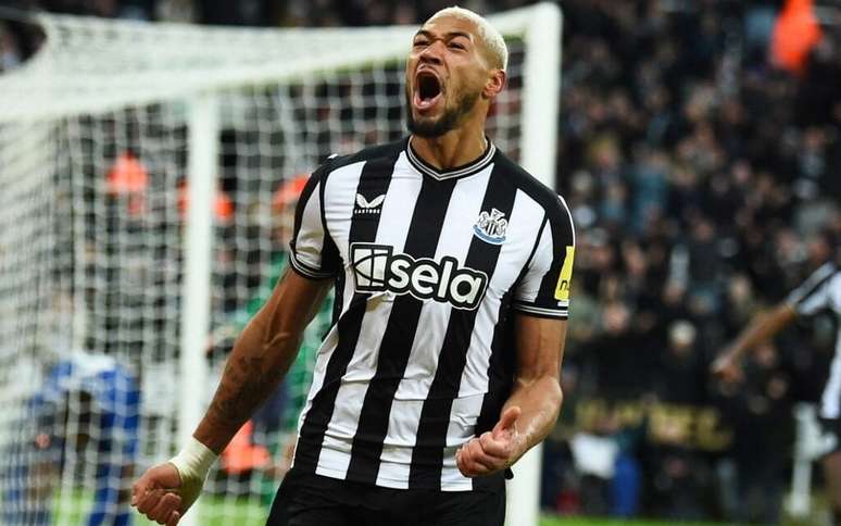 Joelinton foi o autor do gol da vitória de Newcastle