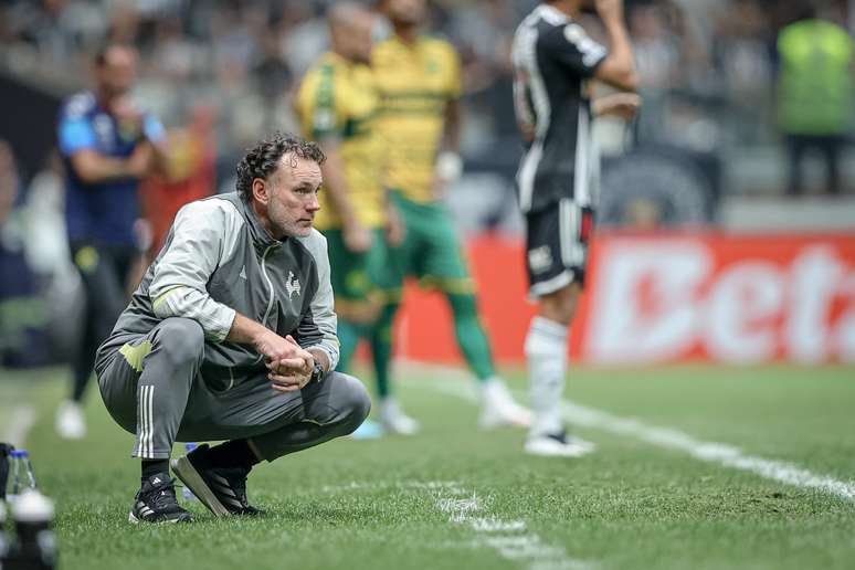 Gabriel Milito no Atlético-MG contra o Cuiabá.