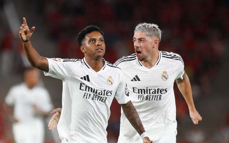 Rodrygo em ação pelo Real Madrid