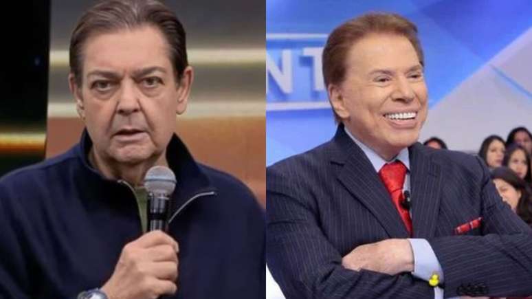 Faustão e Silvio Santos