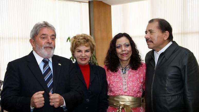 Lula recebeu Daniel Ortega em Brasília, em 2010