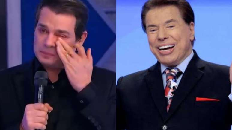 Celso Portiolli e Silvio Santos