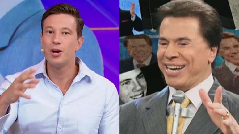 Gabriel Cartolano e Silvio Santos