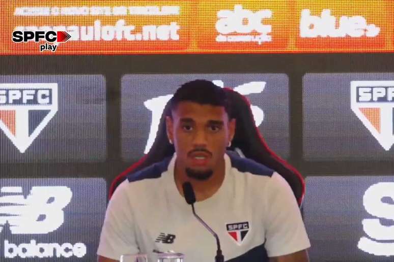 São Paulo apresenta o zagueiro Ruan Tressoldi –