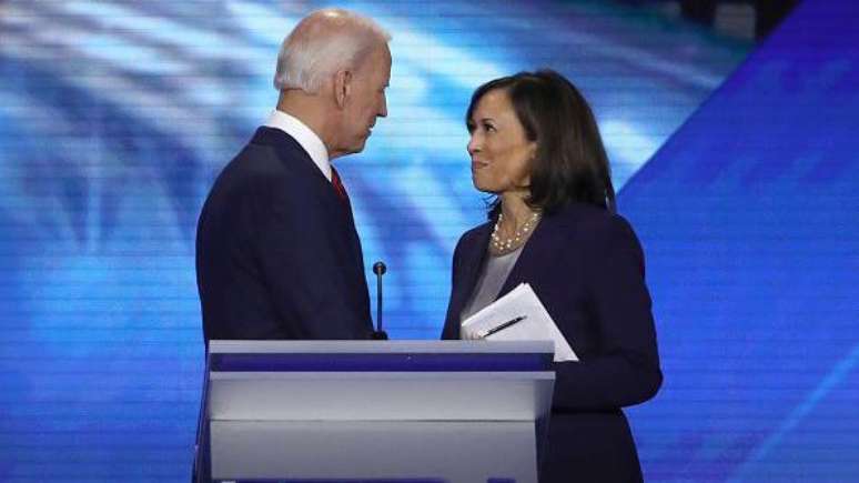 O ataque de Kamala Harris a Joe Biden sobre o combate à segregação em um debate durante as eleições primárias foi um momento marcante da sua campanha infrutífera à Presidência americana em 2019