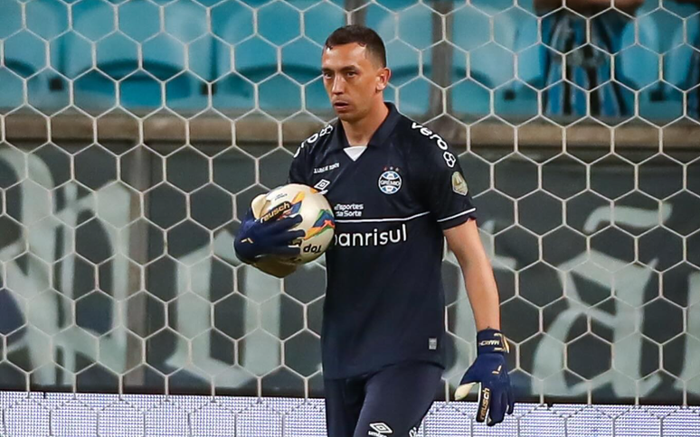 Augustin Marchesín em ação pelo Grêmio