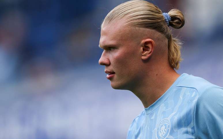 Haaland, atacante do Manchester City.