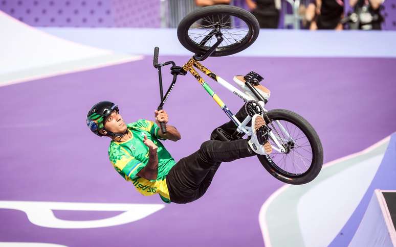 Gustavo Bala Loka foi o único representante do Brasil no BMX freestyle nas Olimpíadas