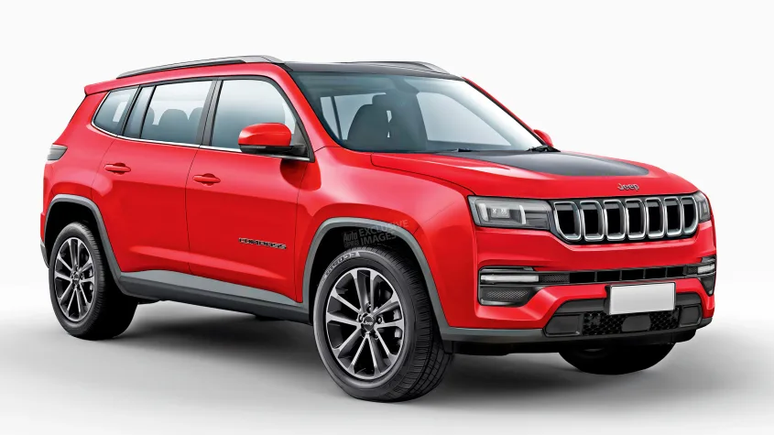 Projeção do novo Jeep Compass feito pela revista inglesa Auto Express