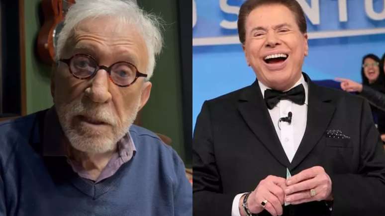 Moacyr Franco e Silvio Santos