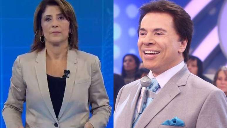 Simone Queiroz e Silvio Santos