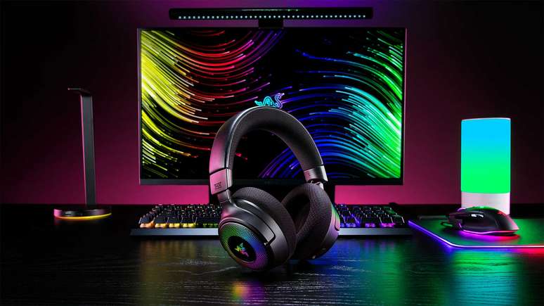 Novo headset Kraken V4 da Razer