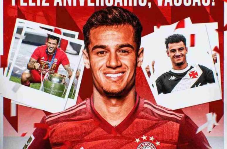 Coutinho na arte do Bayern de Munique –