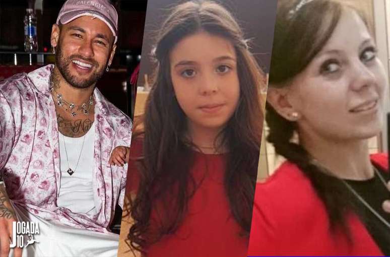 Neymar, Zoé e Gábriella: apesar de ainda não ter a confirmação do teste de DNA, a húngara trata Neymar como pai de sua filha –