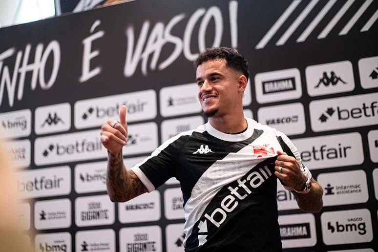 O Vasco divulgou a lista de relacionados para o jogo de domingo (21), contra o Atlético-MG, e Philippe Coutinho é a grande novidade. Fotos: Leandro Amorim