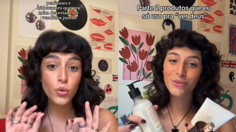 Estudante indica produtos de beleza nas redes sociais