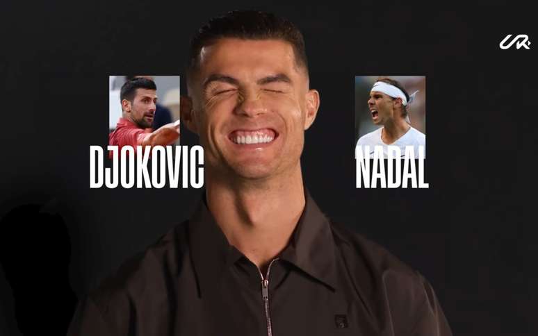 Cristiano Ronaldo opinou sobre Djokovic x Nadal em seu canal do YouTube