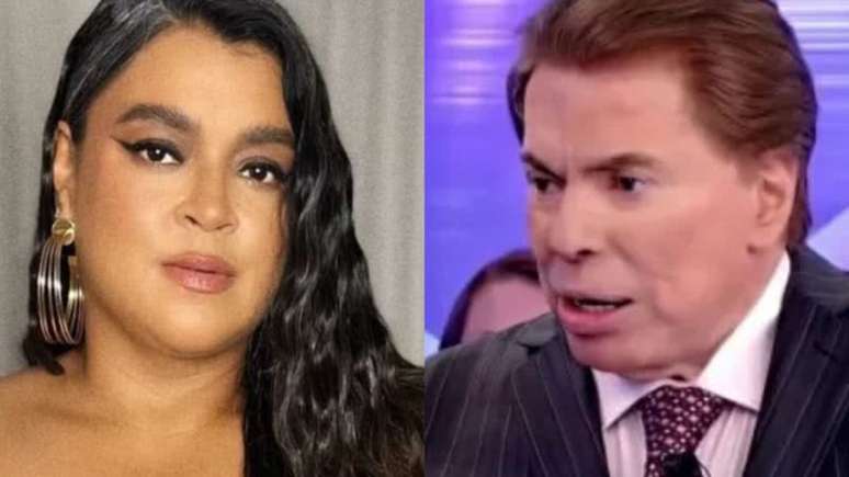 Preta Gil e Silvio Santos