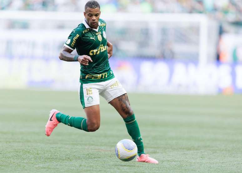 Caio Paulista (Palmeiras) durante jogo contra o São Paulo, no dia 18.08.2024 