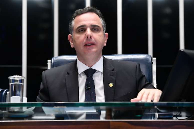 O presidente do Senado, Rodrigo Pacheco (PSD-MG)