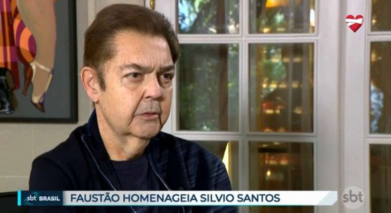 Faustão fala sobre relação com Silvio Santos