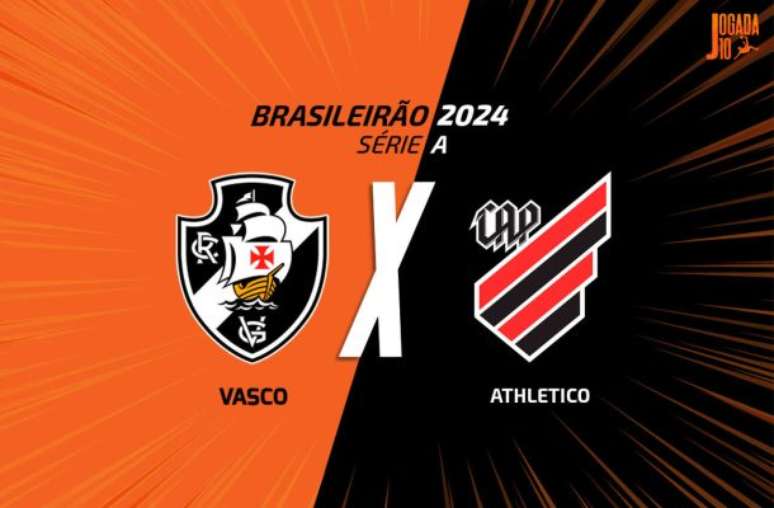 Vasco e Athletico medem forças nesta segunda-feira, em São Januário, pela 24ª rodada do Brasileirão –