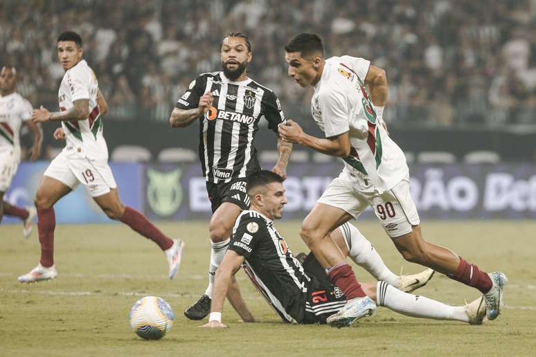 Kevin Serna fez o primeiro do Fluminense. (FOTO DE MARCELO GONÇALVES / FLUMINENSE FC)