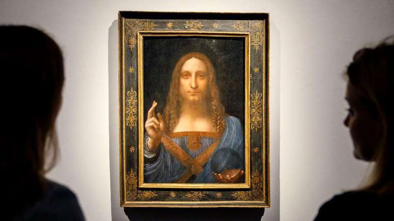 Há debate sobre se o quadro Salvator Mundi foi realmente pintado por da Vinci