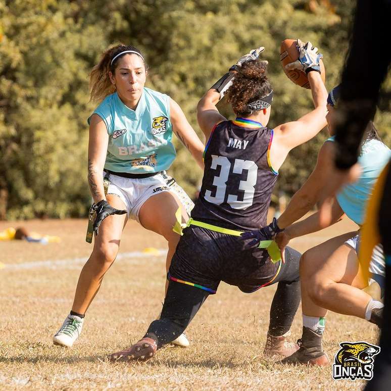 Seleções Brasileiras treinam para o Mundial de Flag Footbal de Lahti 