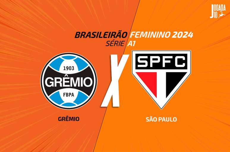 Grêmio e São Paulo duelam pelas quartas de final do Brasileirão Feminino –