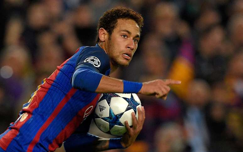 Neymar em ação pelo Barcelona