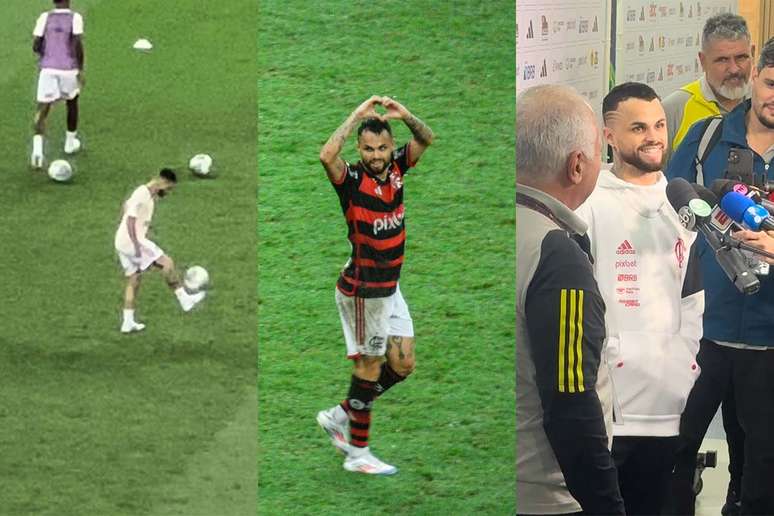 Michael em seu retorno ao Flamengo &ndash; Fotos: Lucas Bayer / Jogada10